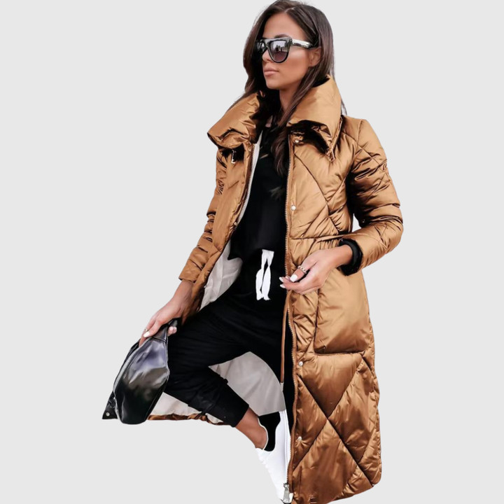 Khaki quilted jacket