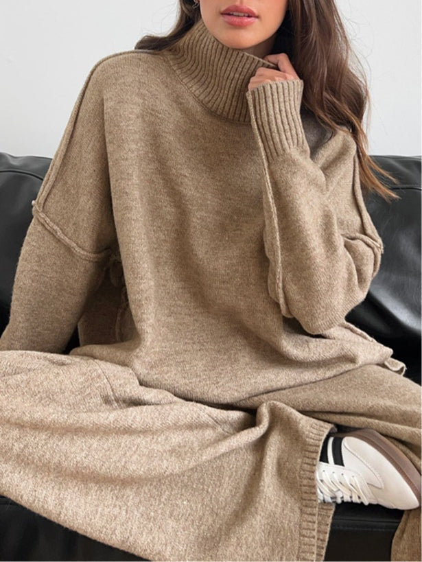 Knit sweater set front view