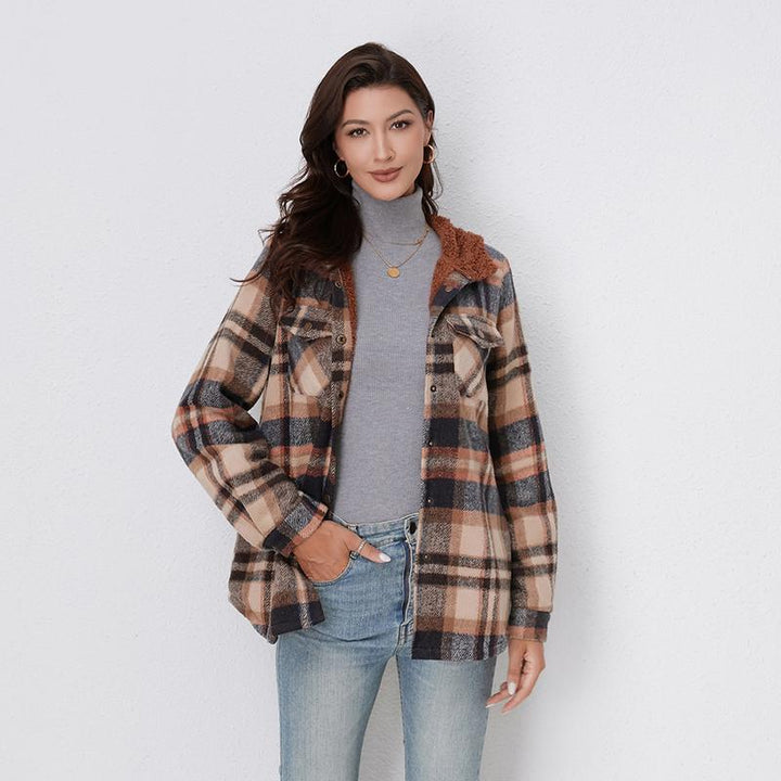 Xandessa™ | Oversized Plaid Jacket