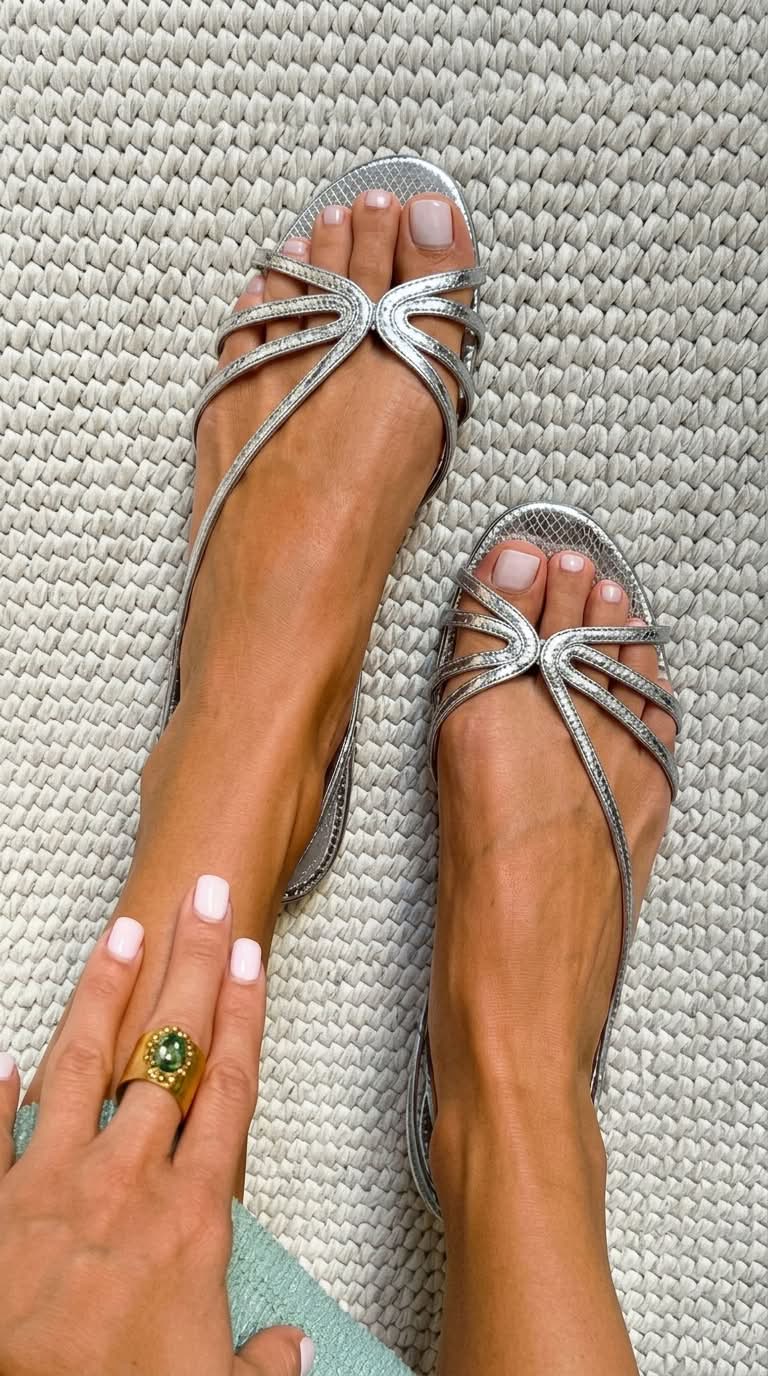 Serafina | Golden Essence Sandals