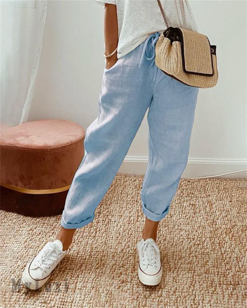 Kiana™ | Casual Linen Pants