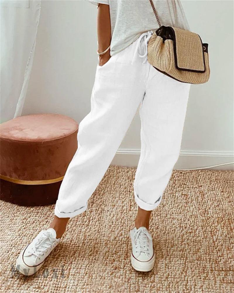 Kiana™ | Casual Linen Pants