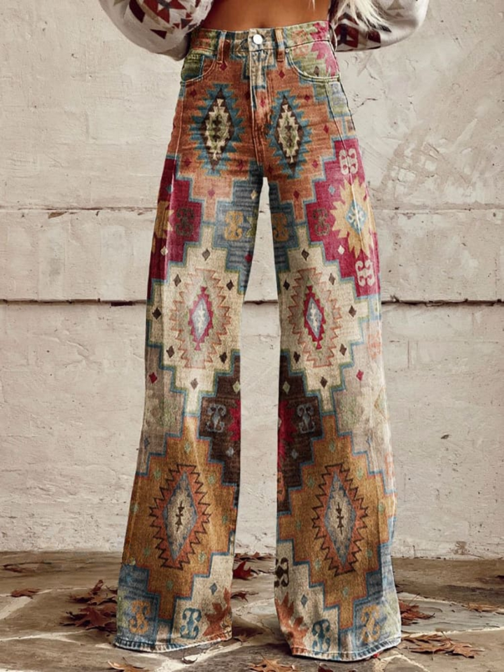 Lexie™ | Retro Chevron Pants