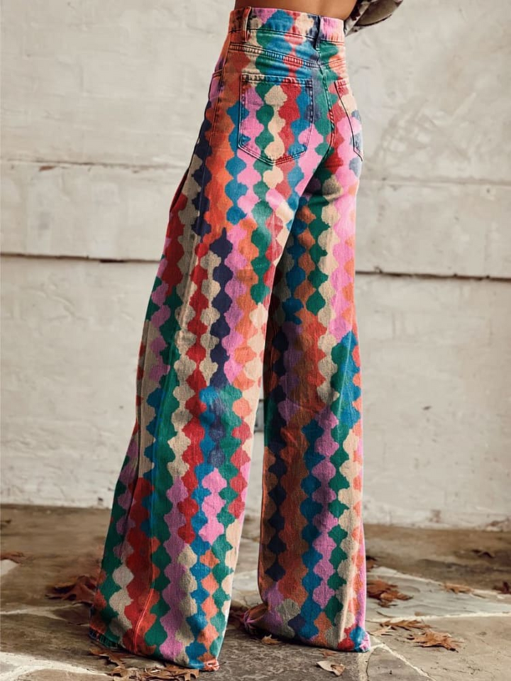Rosella™ | Boho Wide-Leg Pants