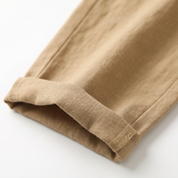Linara™ | Cotton-Linen Tapered Pants