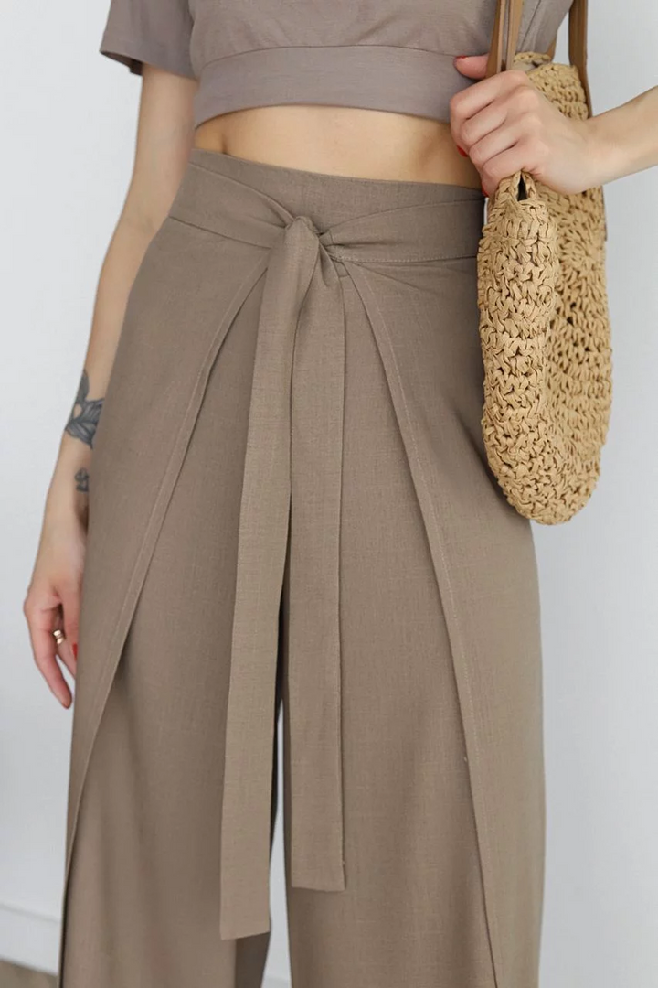 Maelis™ | Wide Linen Trousers