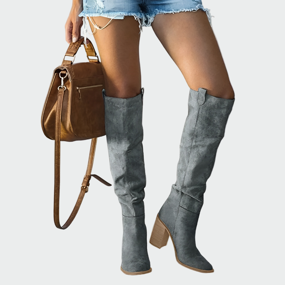 Leather Orthopaedic Knee-High Boots