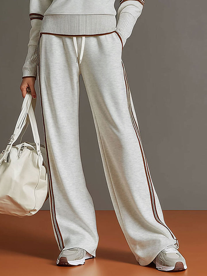 Rosalie™ | Color-Block Wide-Leg Trousers Set