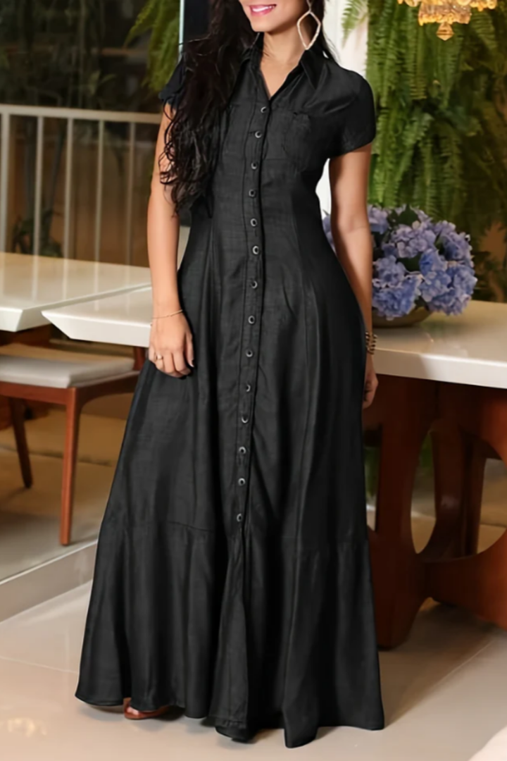 Hera – Long Denim Dress