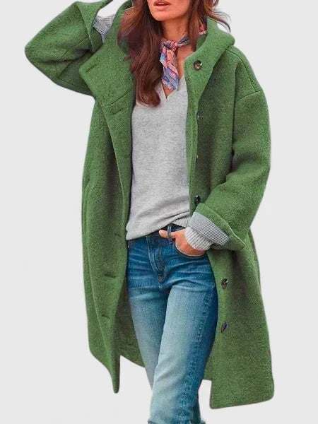 Emaryzahh™ | Hooded Button-Up Jacket