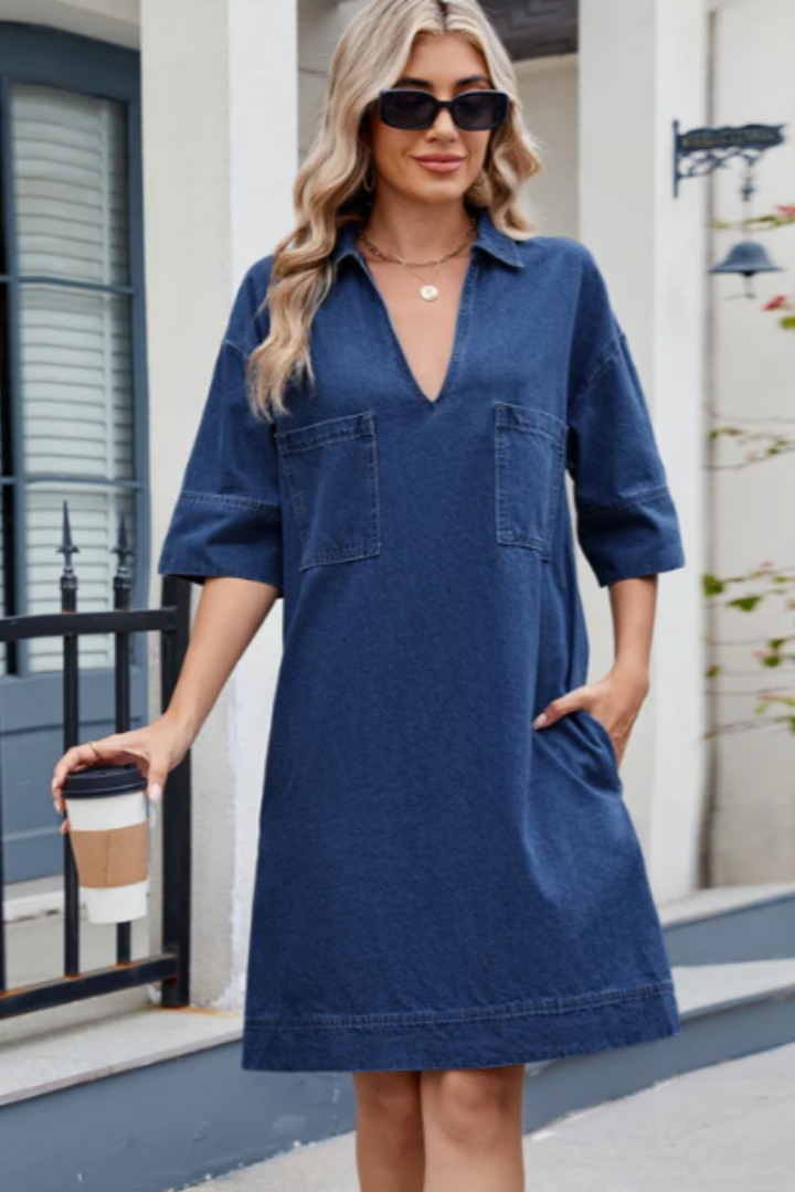Jade – Casual Denim Dress