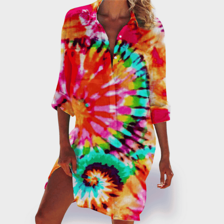 Tessa – Vibrant Print Shirt