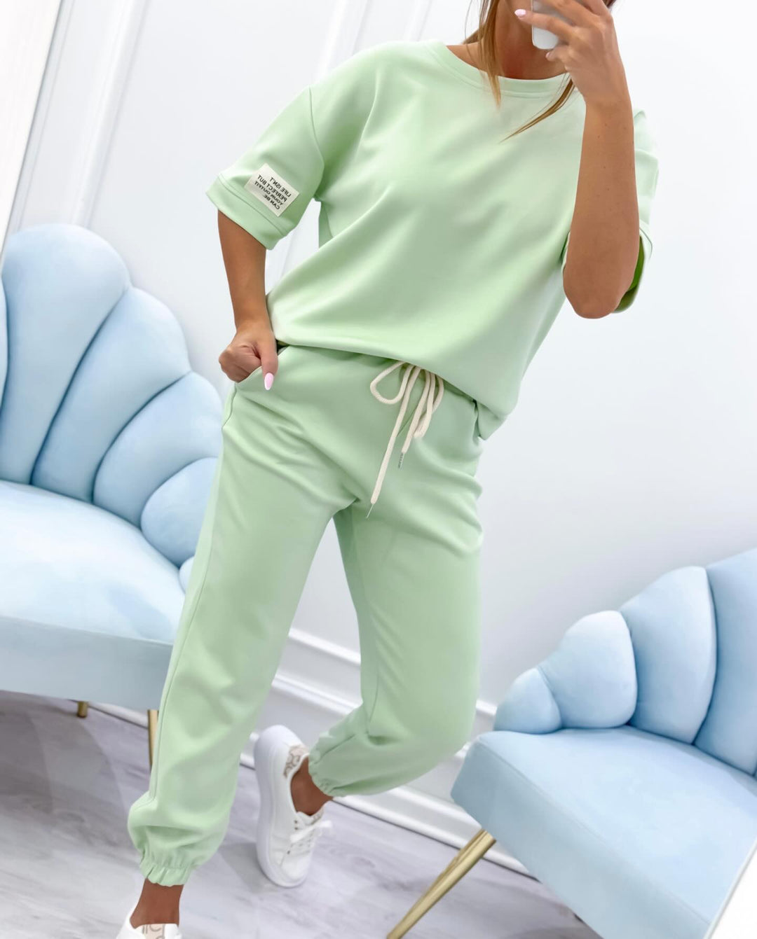 Norma | Short Sleeve Lounge Set