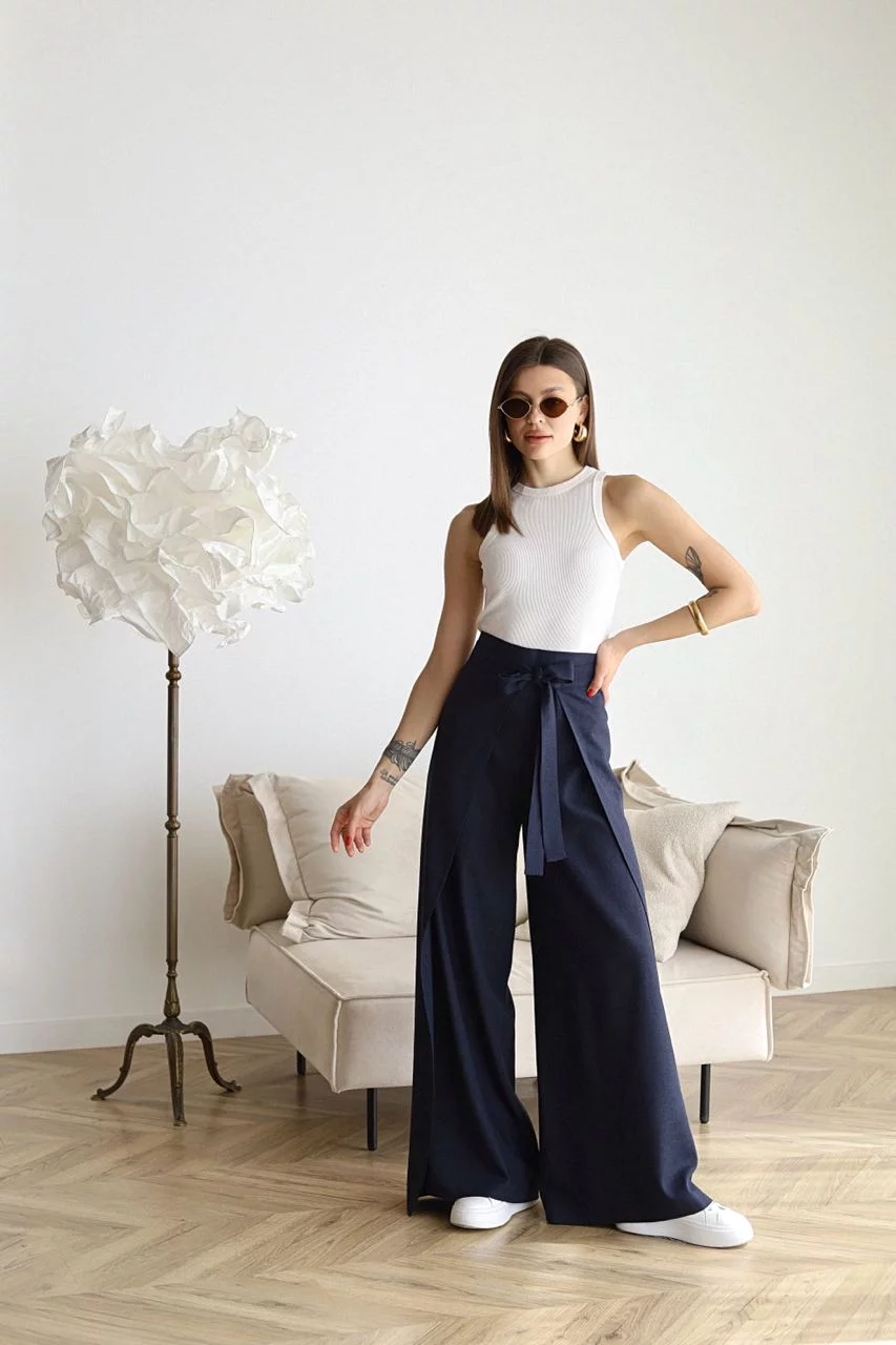 Maelis™ | Wide Linen Trousers