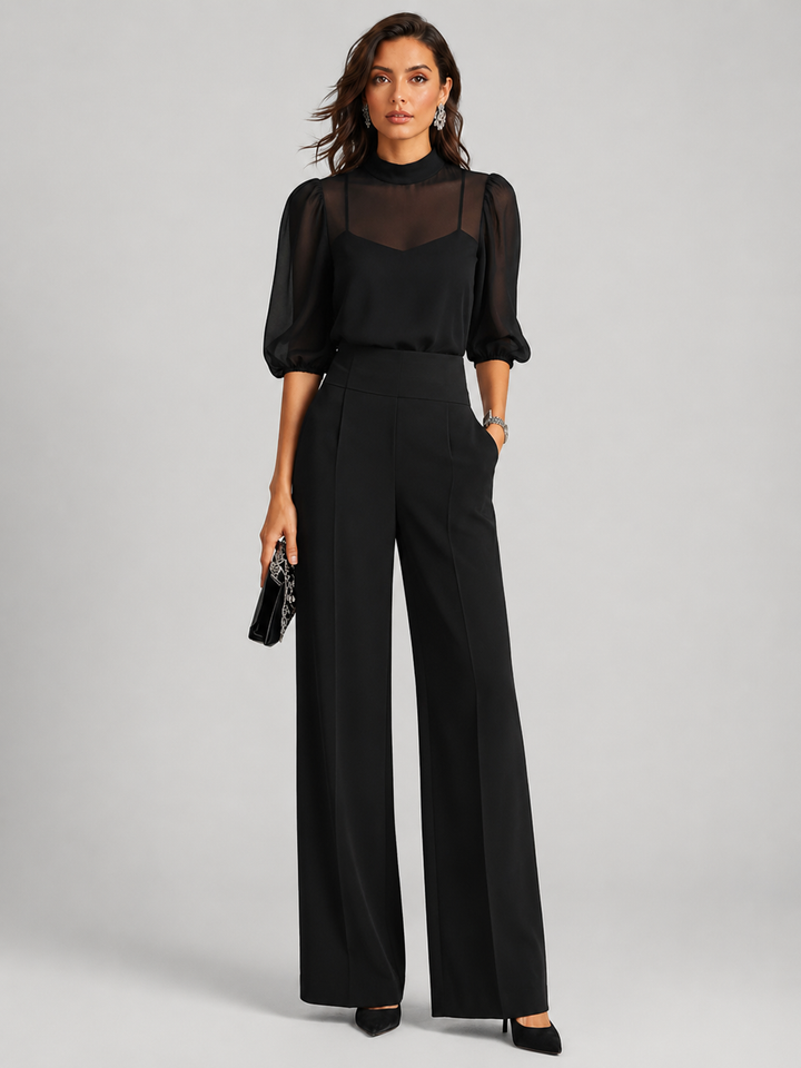 Amara | Three-Piece Chiffon Set