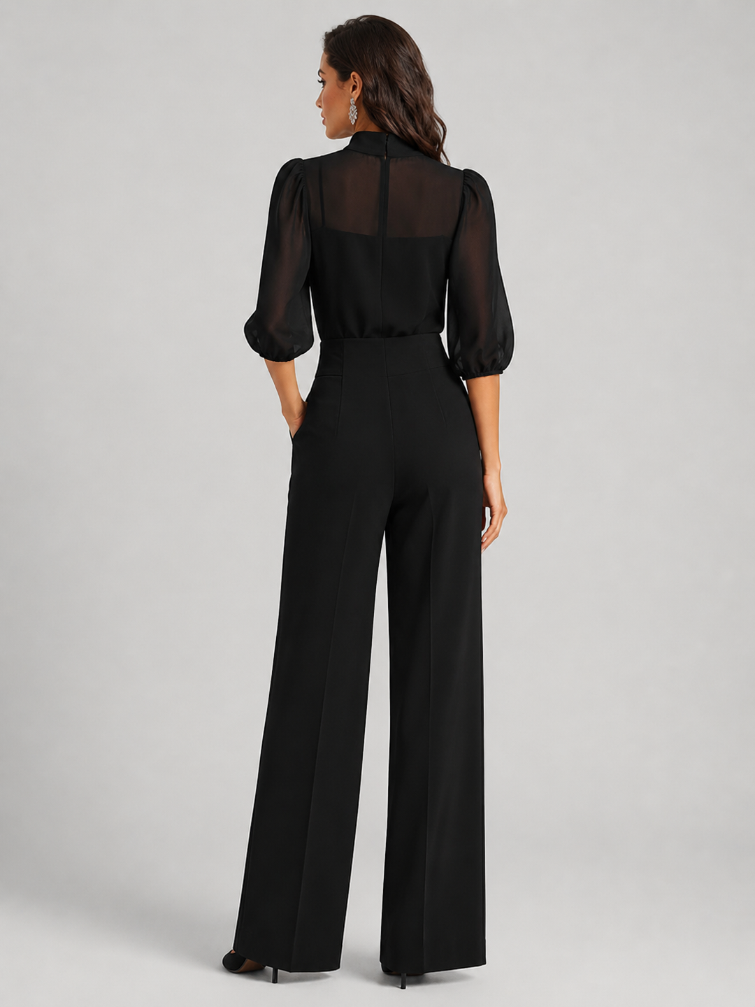 Amara | Three-Piece Chiffon Set