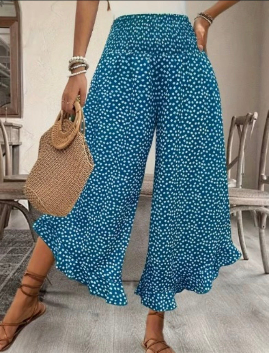 Adeline™ | Flowy High-Waist Wide-Leg Pants