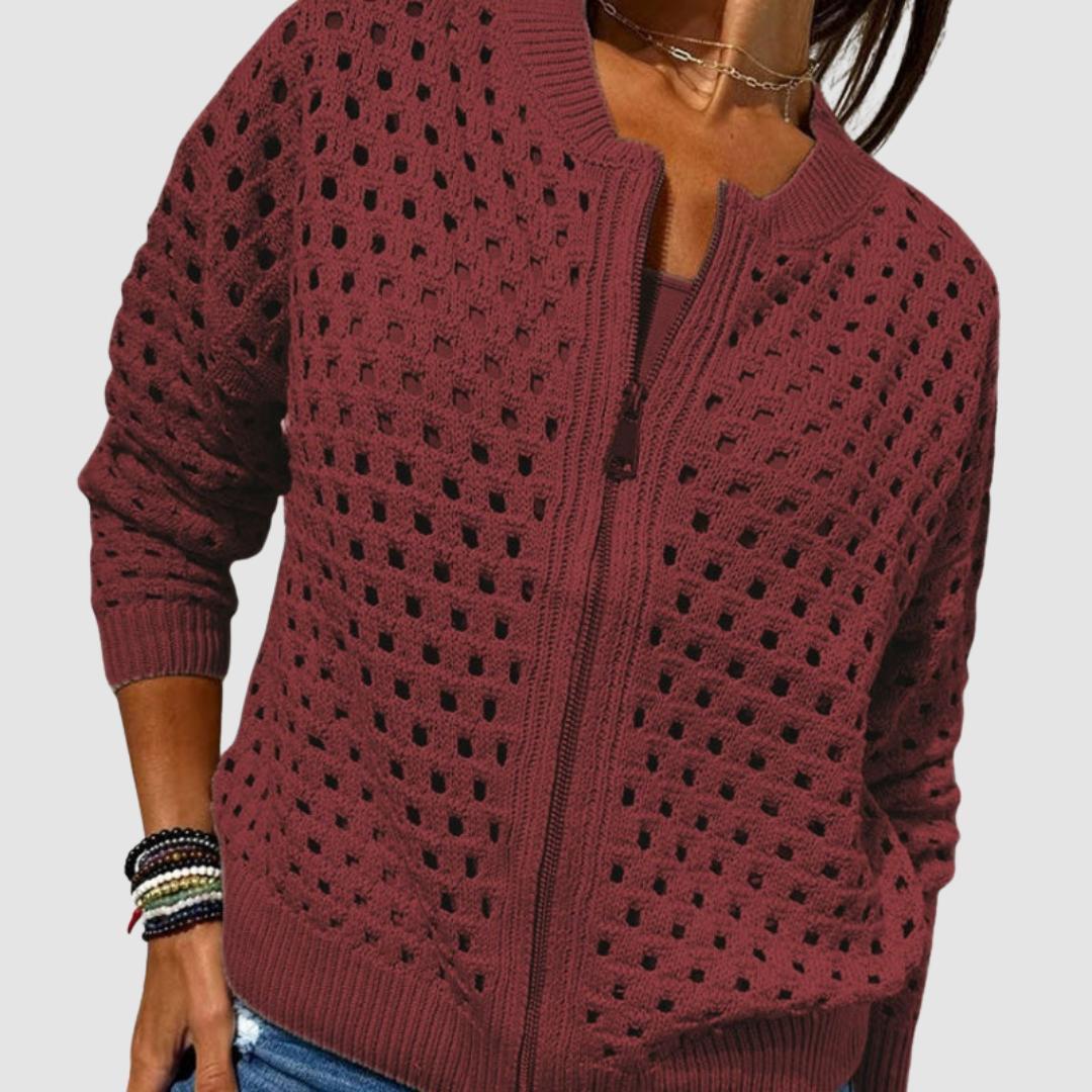Désirée | Premium Openwork Cardigan with Closure