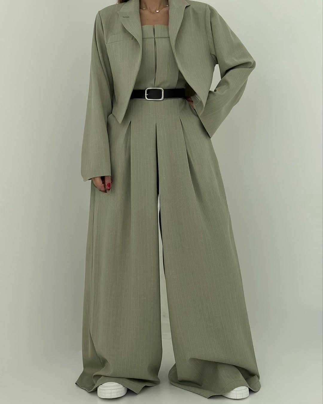 Eclat™ - Women's Bustier + Jacket Set – Elegant & Trendy Style