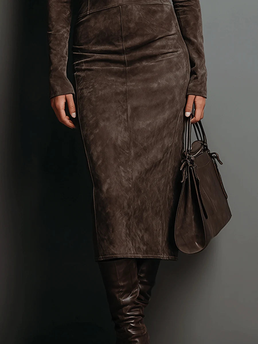Naya™ | Elegant Fitted Midi Dress