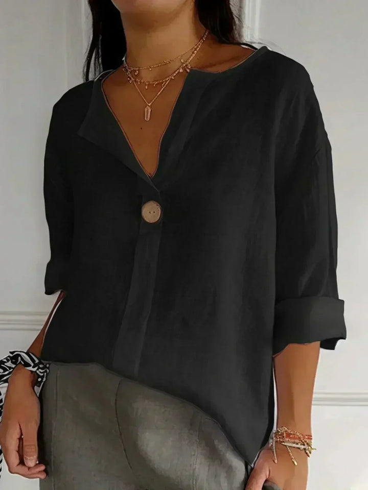 Juniper – Relaxed V-Neck Blouse