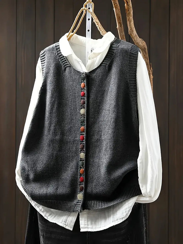 Nadia™ | Sleeveles Cardigan