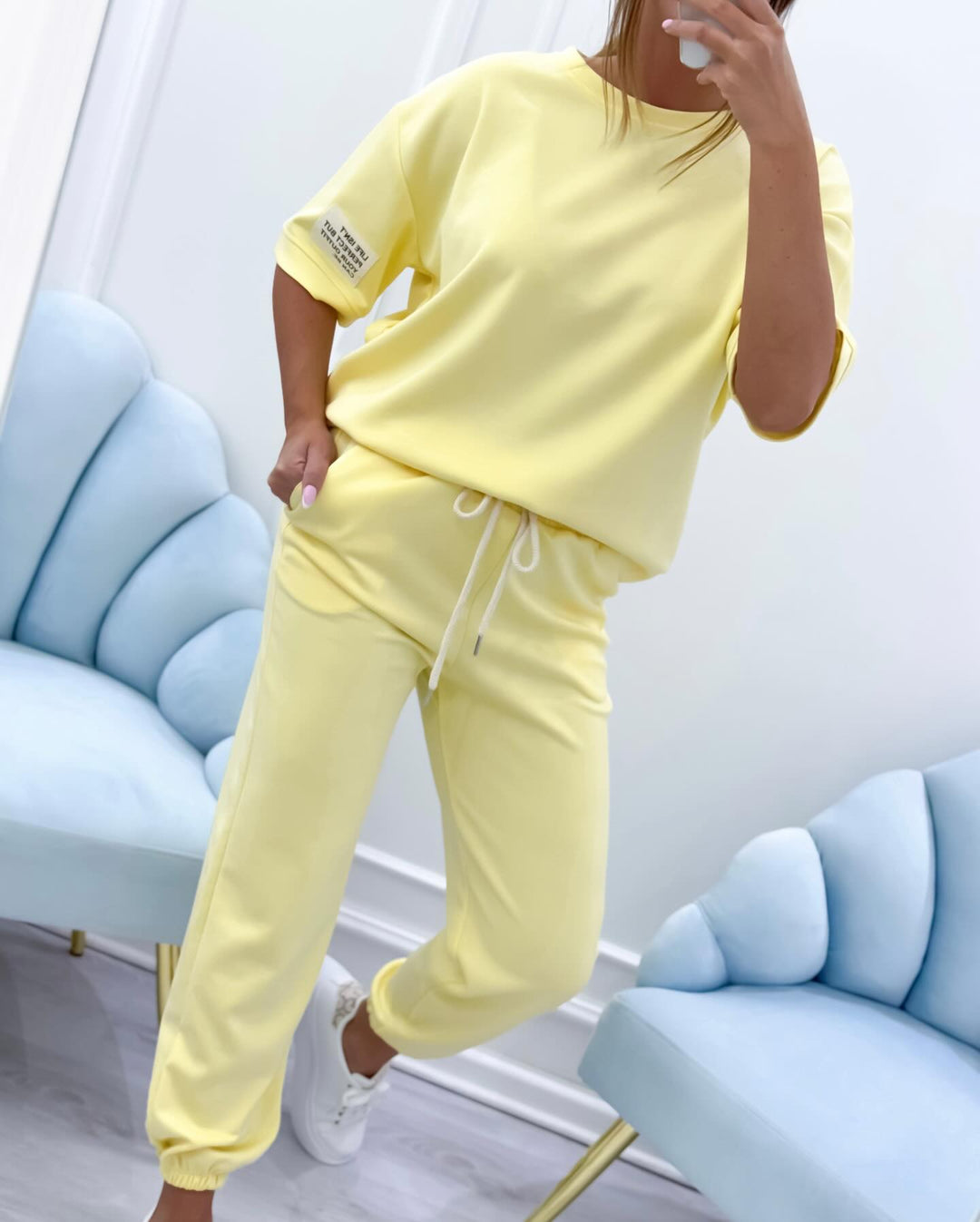 Norma | Short Sleeve Lounge Set