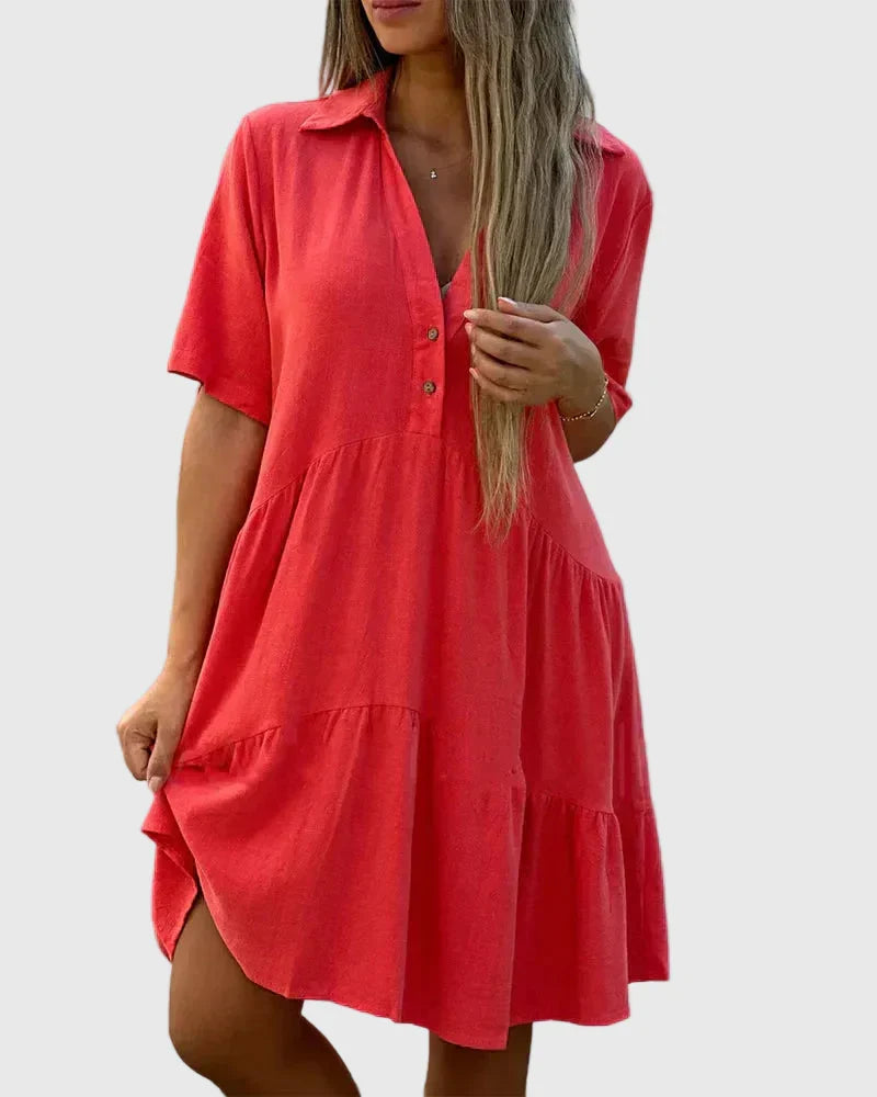 Ariana | Flowing Elegant Mini Dress