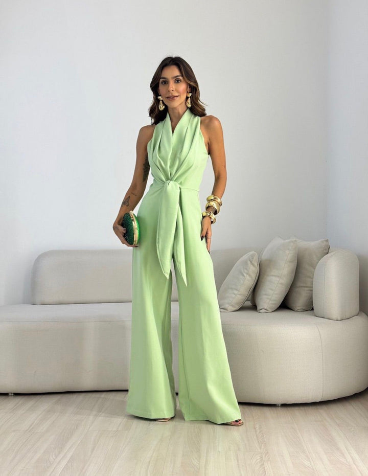 Perdita™ | Knot-Front Wide-Leg Jumpsuit