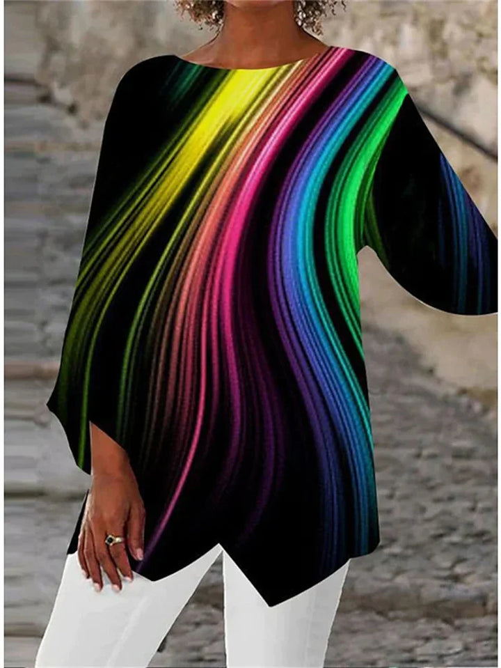 TARA – SPARKLING BUTTERFLY TUNIC TOP
