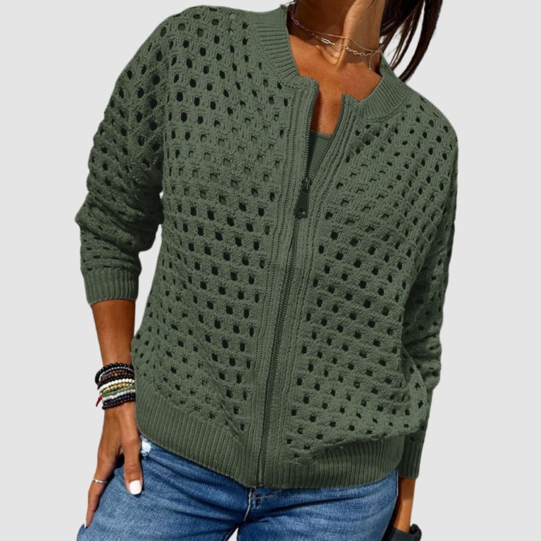 Désirée | Premium Openwork Cardigan with Closure