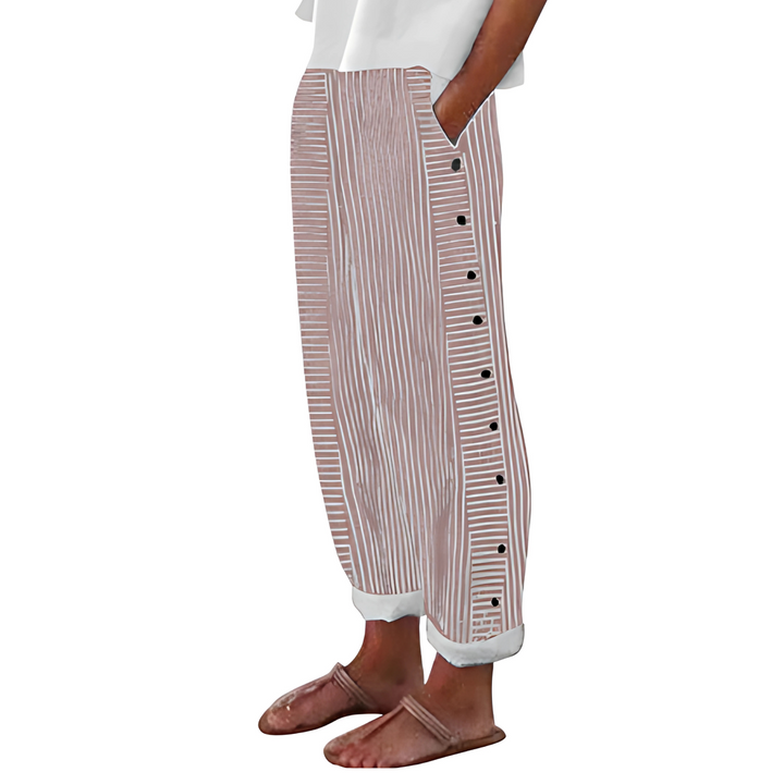 Dagny™ | Striped Straight-Leg Pants