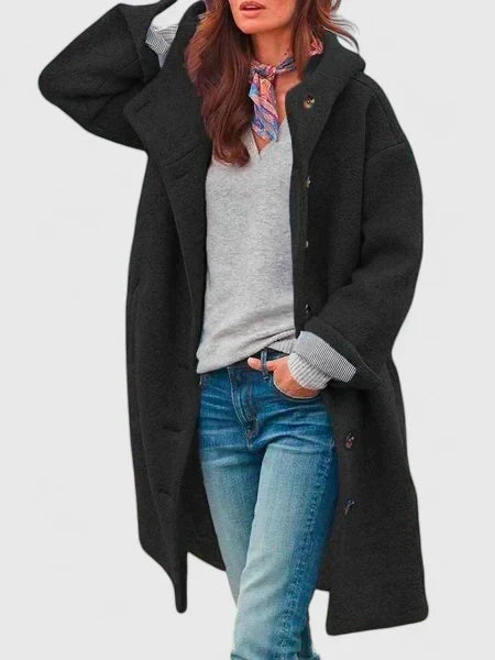 Emaryzahh™ | Hooded Button-Up Jacket
