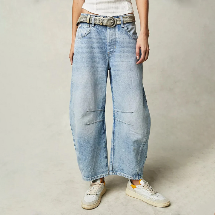 Raelyn™ | Vintage Wash Relaxed Jeans