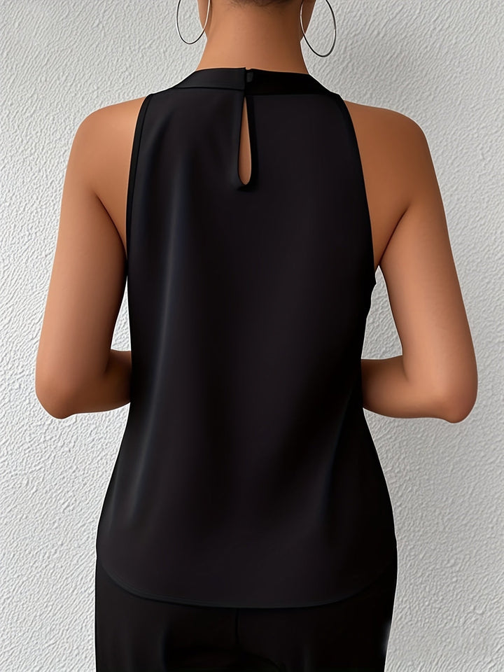 VANESSA – LUXE TWIST HALTER TOP