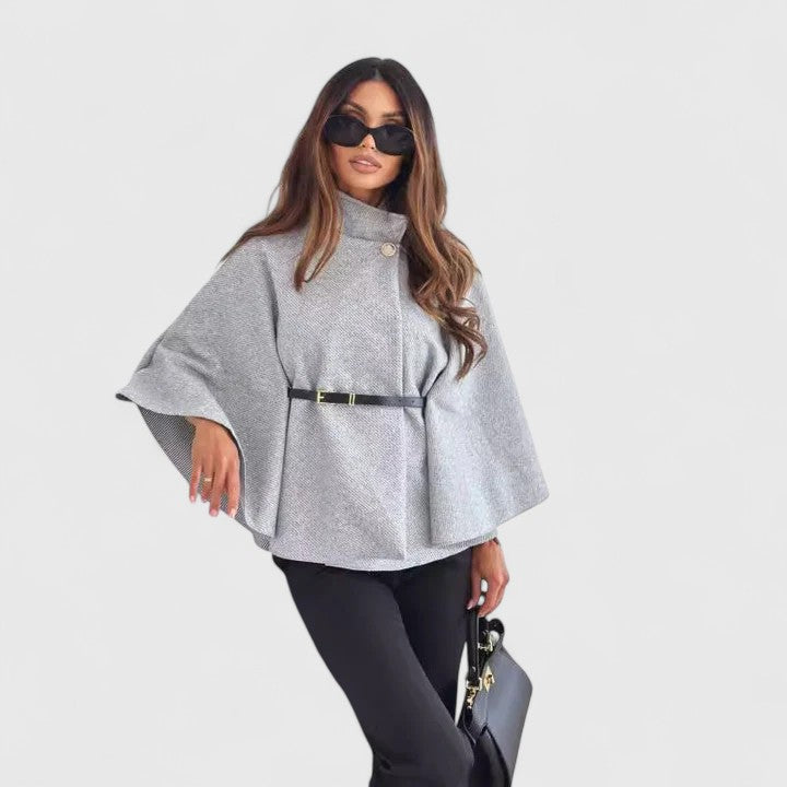 Nyssandra™ | Belted Butterfly Sleeve Jacket