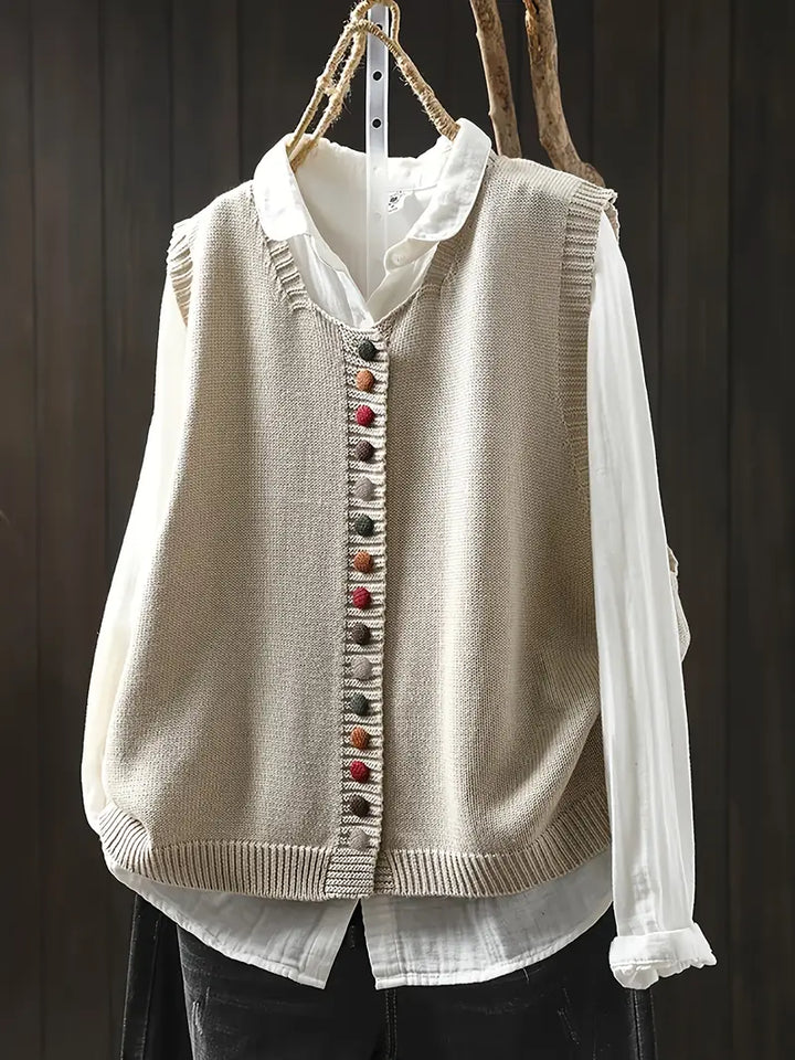 Nadia™ | Sleeveles Cardigan