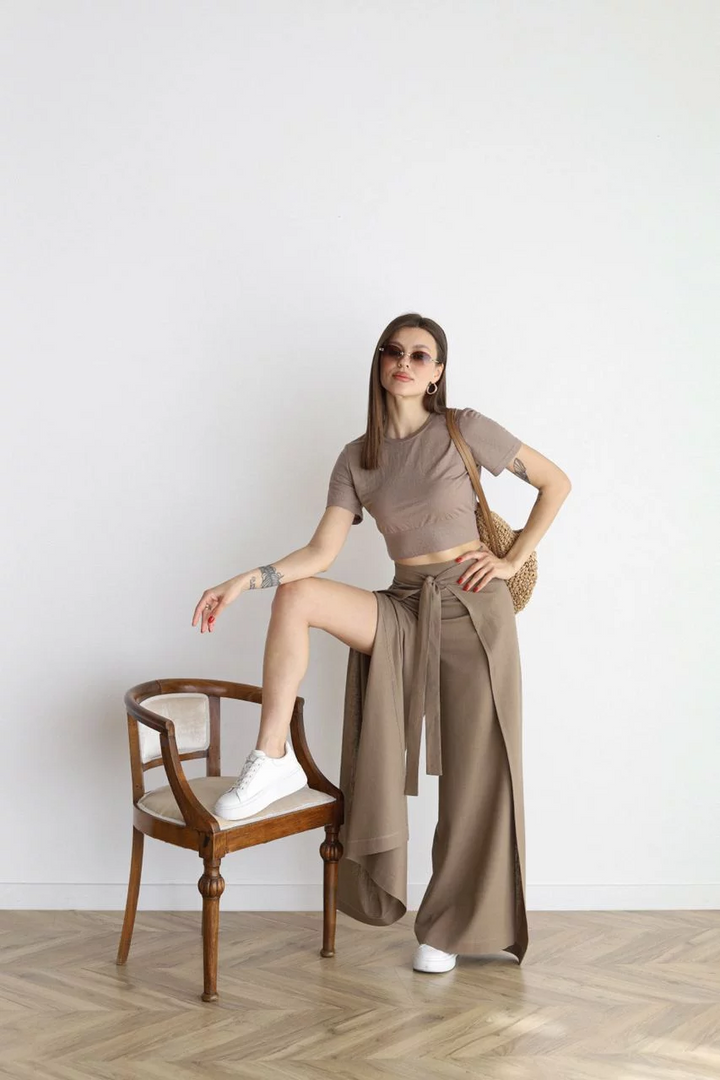 Maelis™ | Wide Linen Trousers