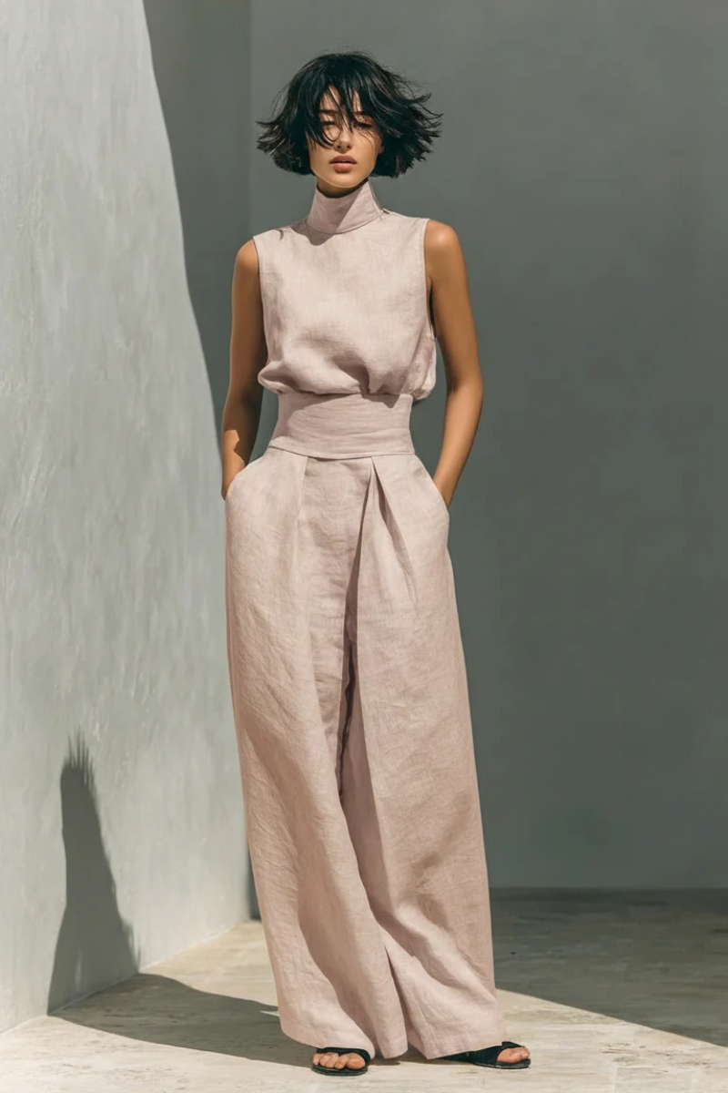 Nerina™ | Sleeveless Wide-Leg Jumpsuit