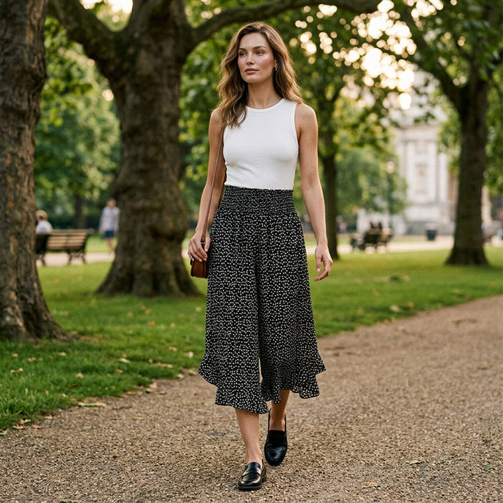 Adeline™ | Flowy High-Waist Wide-Leg Pants