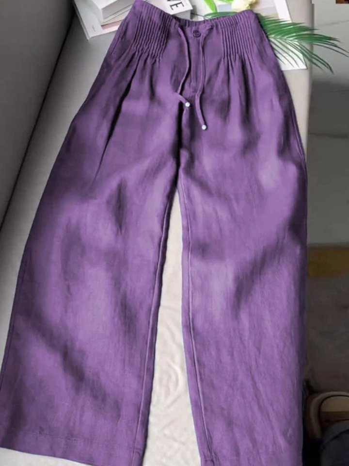 Wenona™ | Drawstring Wide-Leg Pants