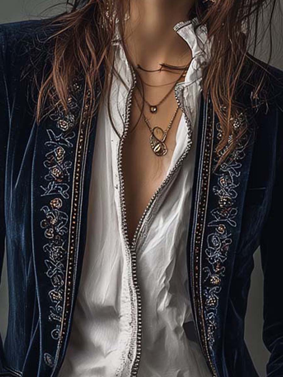 Mirabelle™ | Embroidered Floral Blazer
