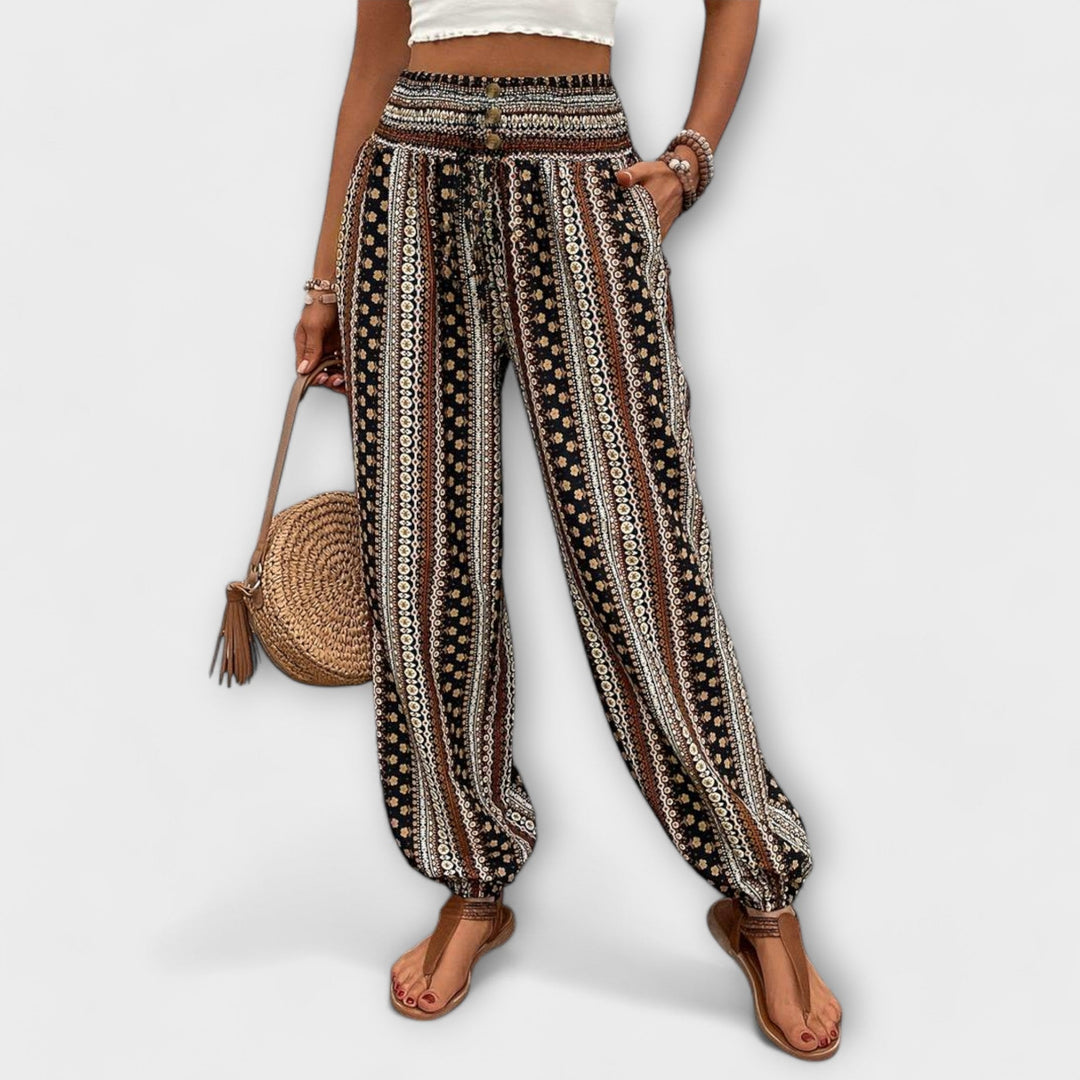 Elowen™ | Ethnic Print Pants