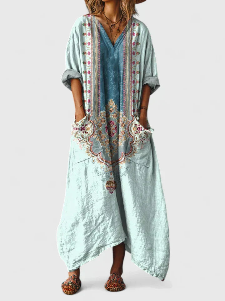 Marinthe – Dress with V-neck