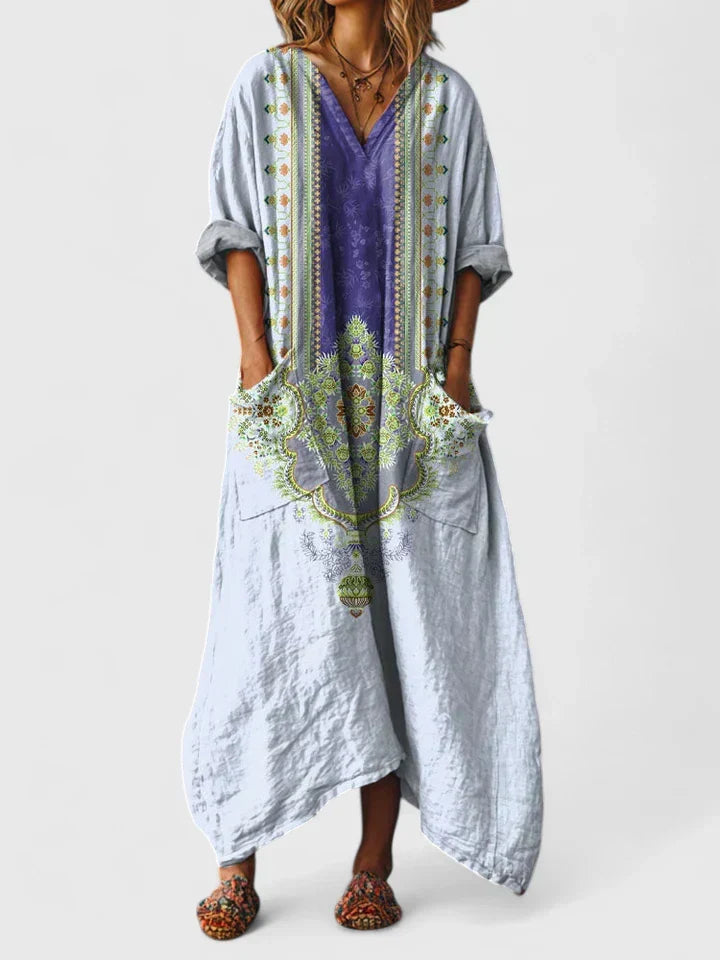 Marinthe – Dress with V-neck