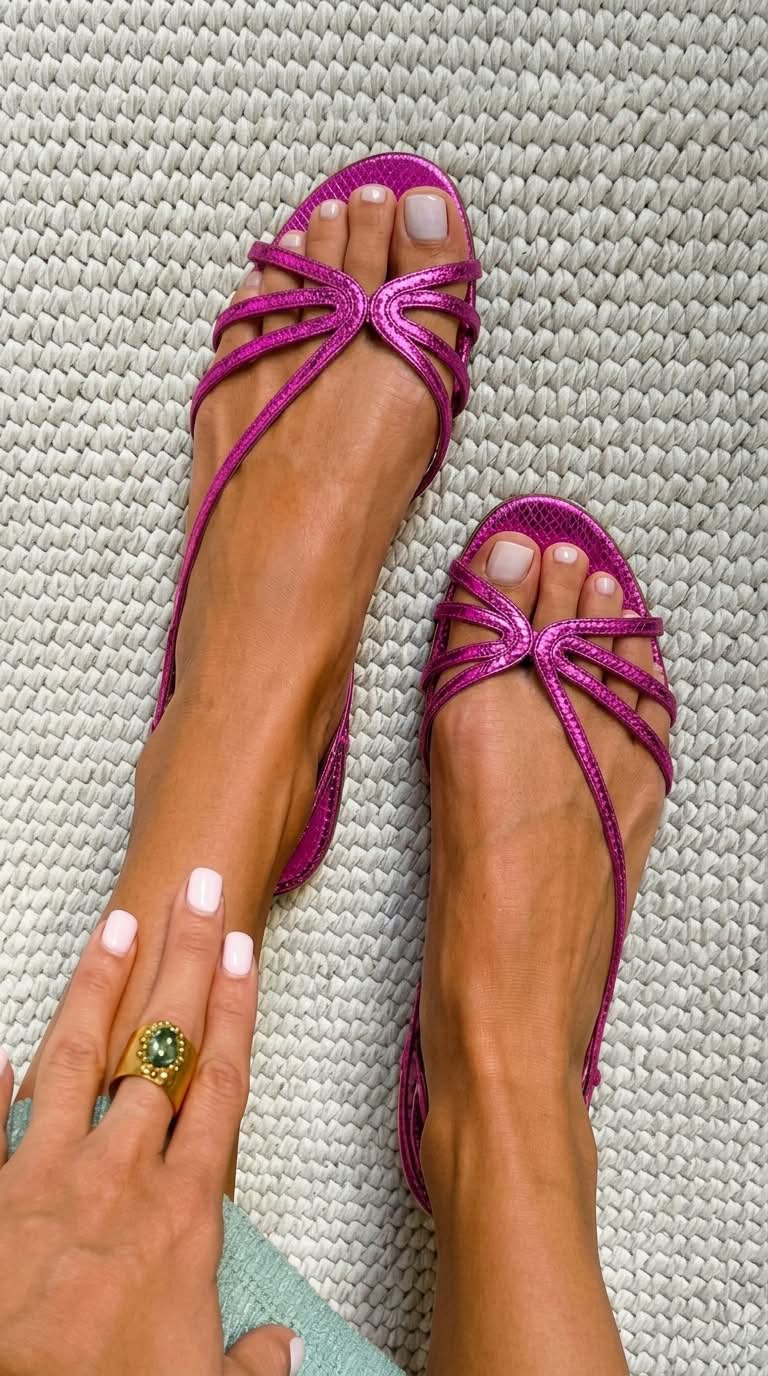 Serafina | Golden Essence Sandals