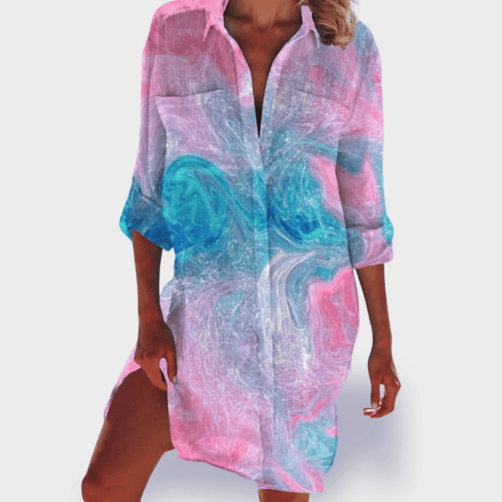 Tessa – Vibrant Print Shirt