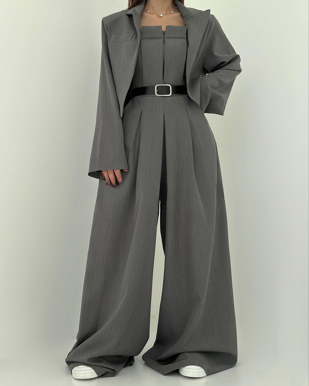 Eclat™ - Women's Bustier + Jacket Set – Elegant & Trendy Style