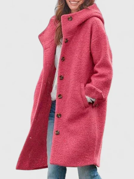 Emaryzahh™ | Hooded Button-Up Jacket