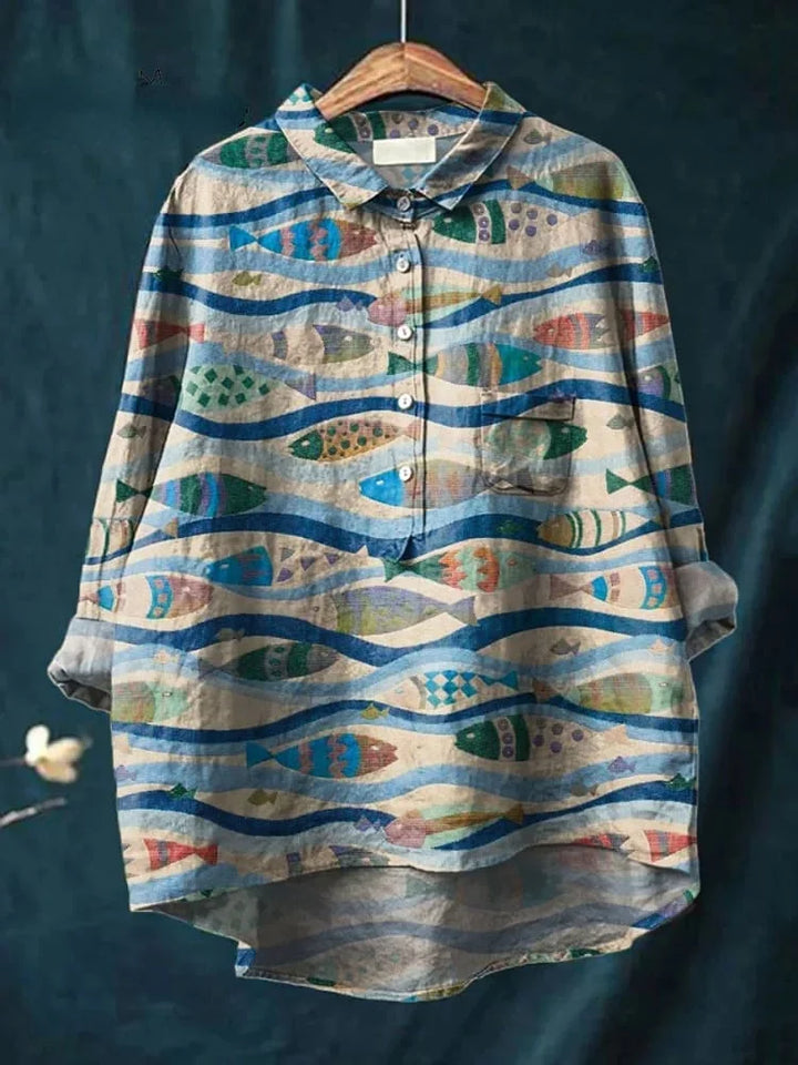 DARA™ | Fish Art Shirt